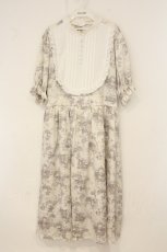 画像1: m petit by misako / トワルドジュイワンピース 3L オフシロ O-26-07-03-058-LO-OP-IG-OS (1)