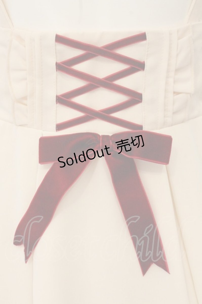 画像2: Amavel / Marshmallow Bunnyシフォンレイヤードスカート  薄ピンク×アカ O-26-07-03-065-CA-SK-IG-OS (2)