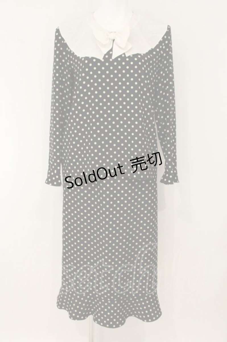 画像1: INGEBORG / ドットセットアップ  クロ O-26-07-03-066-LO-OP-IG-OS (1)