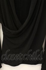 画像2: NO.S PROJECT / 大正浪漫カシュクール M クロ O-26-07-03-075-LO-TO-OW-OS (2)