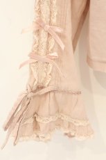 画像3: PINK HOUSE / ローズ透かしレースタックブラウス  ピンク O-26-07-03-087-LO-BL-IG-OS (3)