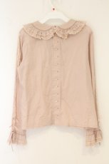 画像4: PINK HOUSE / ローズ透かしレースタックブラウス  ピンク O-26-07-03-087-LO-BL-IG-OS (4)