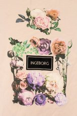 画像2: INGEBORG / 花デザインプリントTシャツ 3(9号) ピンク O-26-07-03-090-LO-TO-IG-OS (2)