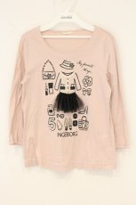 画像1: INGEBORG / インゲボルグアイコンカットソー 3(9号) ピンク O-26-07-03-092-LO-TO-IG-OS (1)