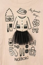 画像2: INGEBORG / インゲボルグアイコンカットソー 3(9号) ピンク O-26-07-03-092-LO-TO-IG-OS (2)
