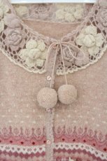 画像2: PINK HOUSE / モチーフカーディガン  ピンク O-26-07-03-094-LO-TO-IG-OS (2)