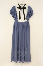 画像1: Unideer（海外ロリータブランド） / "Memory of Floria"ワンピース XL ブルー O-26-07-03-011-LO-OP-OW-OS (1)