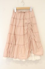 画像1: PINK HOUSE / たくし上げスカート  ピンク×シロ O-26-07-03-096-LO-SK-IG-OS (1)