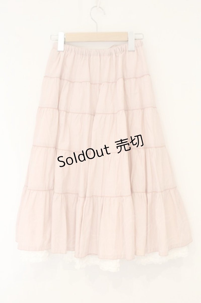画像4: PINK HOUSE / たくし上げスカート  ピンク×シロ O-26-07-03-096-LO-SK-IG-OS (4)