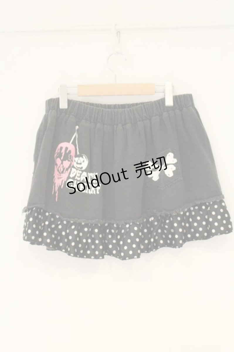 画像4: HELL CAT PUNKS / ドット切り替えスカート  ブラック（グレー寄り） O-26-07-03-013-PU-SK-OW-OS (4)