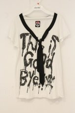画像1: Banana Fish / ネクタイ付きTシャツ  ホワイト O-26-07-03-015-PU-TO-OW-OS (1)