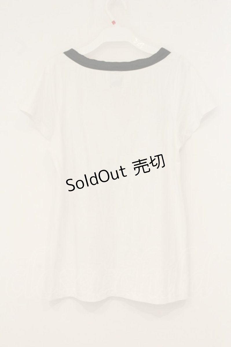画像3: Banana Fish / ネクタイ付きTシャツ  ホワイト O-26-07-03-015-PU-TO-OW-OS (3)