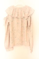 画像3: axes femme / 肩開きチョーカー風フリルブラウス F ピンク O-26-07-04-040-AX-BL-OW-OS (3)