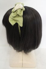 画像3: LOLITA他 / リボンカチューシャ  グリーン×生成り O-26-07-04-1011-LO-AC-IG-OS (3)