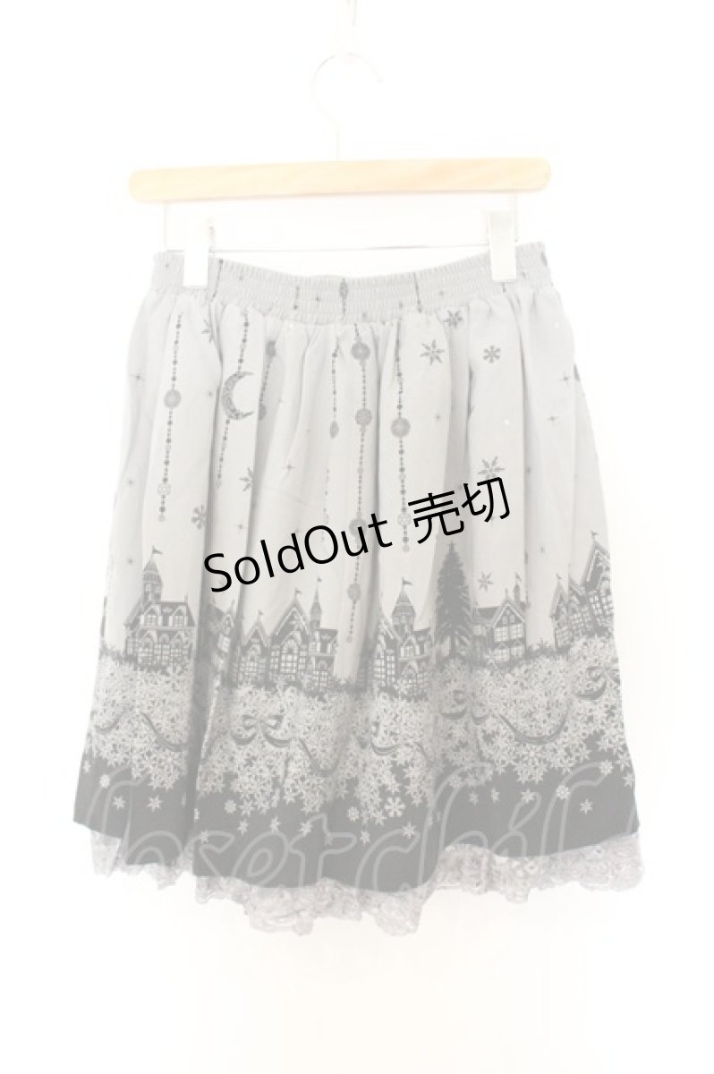 画像3: axes femme / シルエット柄スカート M グレー O-26-07-04-003-AX-SK-OW-OS (3)