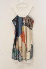 画像3: pays des fees  / 2016collection[コンストラクティヴィズム]FACEワンピース 11 マルチ O-26-07-05-030-PU-OP-OW-OS (3)