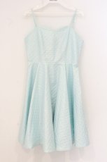 画像1: axes femme POETIQUE / フレアキャミワンピース M サックス O-26-07-05-043-AX-OP-OW-OS (1)
