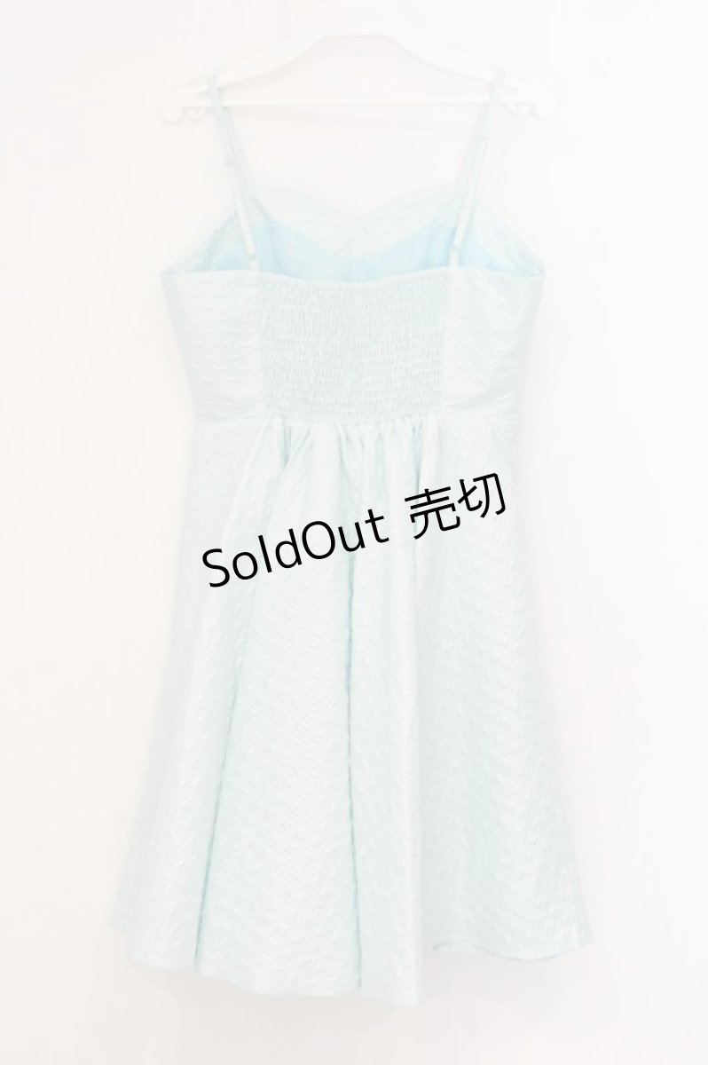 画像3: axes femme POETIQUE / フレアキャミワンピース M サックス O-26-07-05-043-AX-OP-OW-OS (3)