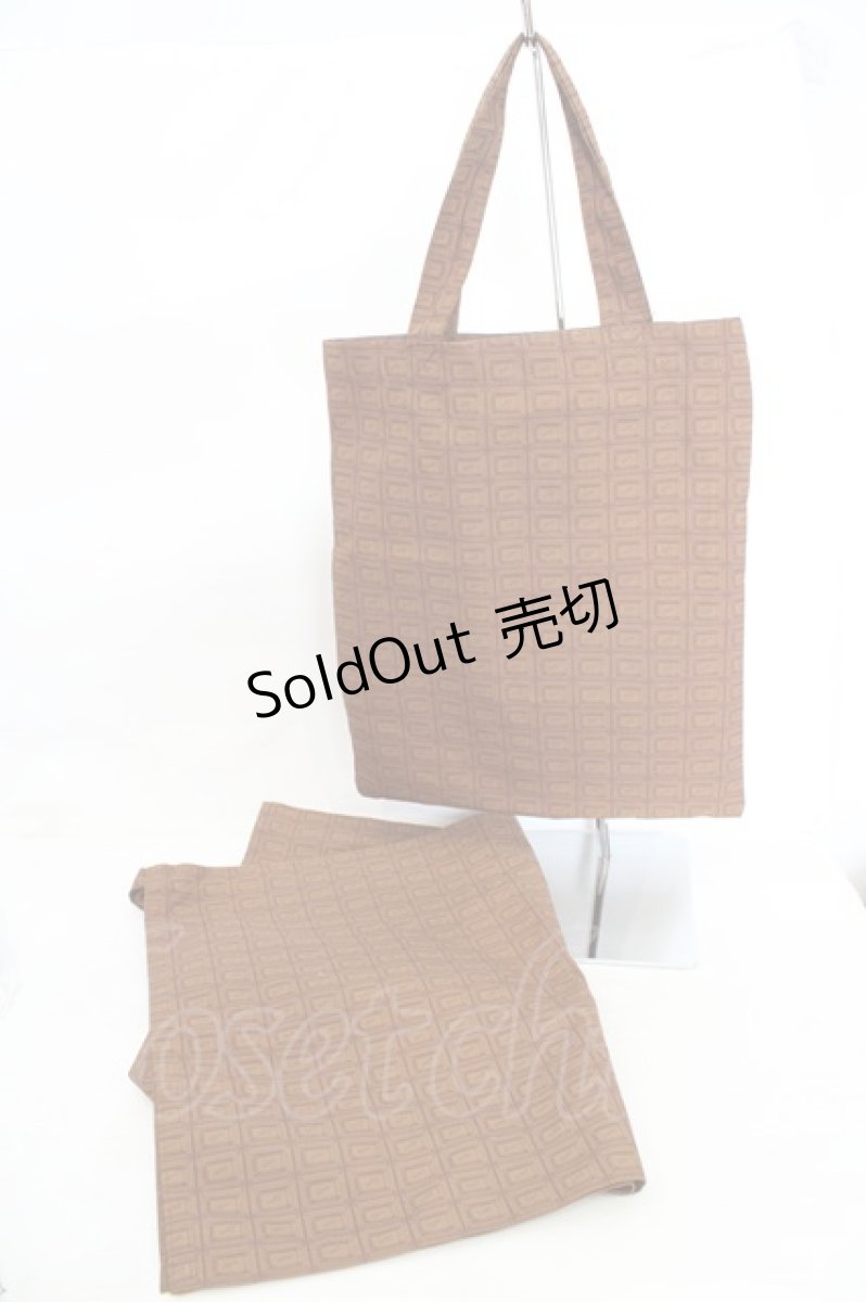 画像2: Q-pot. / チョコエプロン&バッグ  ブラウン O-26-07-05-1057-QP-ZA-OW-OS (2)
