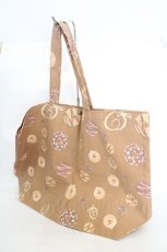 画像1: Q-pot. / コーヒー＆ドーナッツビッグトートバッグ  ブラウン O-26-07-05-1059-QP-BG-OW-OS (1)