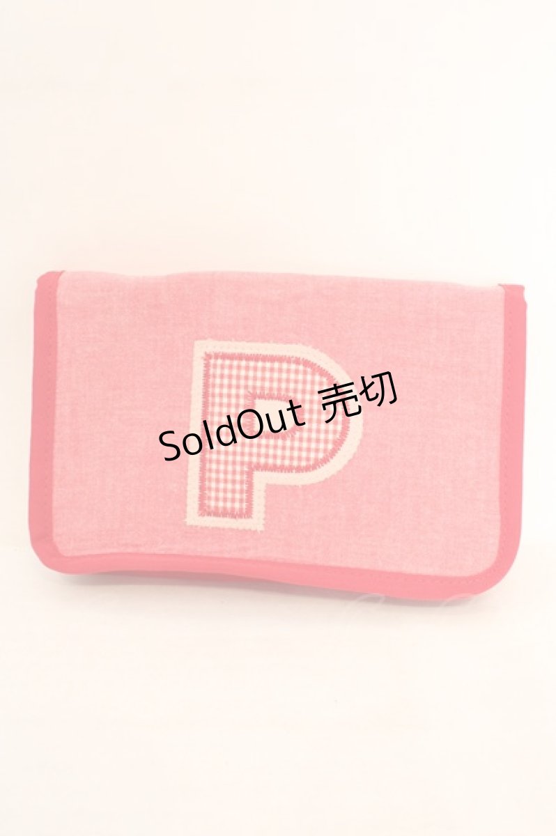 画像1: BABY PINK HOUSE / Pワッペントラベルポーチ  アカ O-26-07-05-1070-LO-ZA-IG-ZT485 (1)