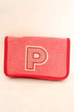 画像1: BABY PINK HOUSE / Pワッペントラベルポーチ  アカ O-26-07-05-1070-LO-ZA-IG-OS (1)
