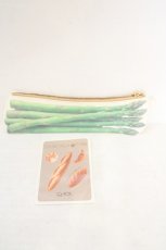 画像1: Q-pot. / アスパラガスポーチ  グリーン O-26-07-05-1072-QP-ZA-OW-OS (1)