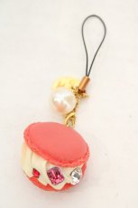 画像1: Q-pot. / Jewel Cassis Macaronストラップ  カシス O-26-07-05-1024-QP-ZA-OW-OS (1)