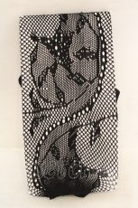 画像1: MARBLE / レースタイツ  ブラック O-26-07-05-1029-GO-ZA-IG-OS (1)