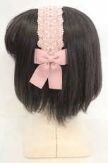 画像3: m petit by misako / TT*AMレースカチューシャ  ピンク O-26-07-05-1041-LO-AC-IG-OS (3)