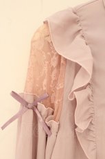 画像2: axes femme POETIQUE / 肩レースデザインブラウス M ピンク O-26-07-05-064-AX-BL-OW-OS (2)