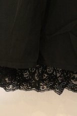 画像3: axes femme / ブロッキングフリル袖ワンピース M クロ O-26-07-05-065-AX-OP-OW-OS (3)