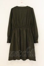 画像4: axes femme POETIQUE / 連ボタンデザインワンピース M グリーン O-26-07-05-068-AX-OP-OW-OS (4)