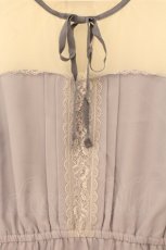 画像2: axes femme POETIQUE / チュールデザインワンピース M ラベンダー O-26-07-05-075-AX-OP-OW-OS (2)