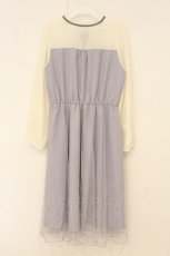 画像3: axes femme POETIQUE / チュールデザインワンピース M ラベンダー O-26-07-05-075-AX-OP-OW-OS (3)