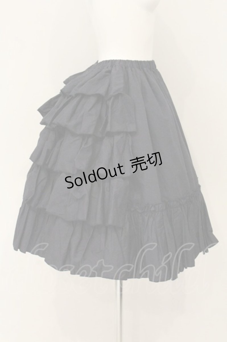 画像3: Victorian maiden / フリルコットンアンダースカート  クロ O-26-07-05-011-CL-SK-IG-OS (3)
