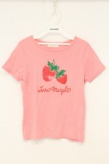 画像1: Jane Marple / いちごプリントTシャツ M ピンク O-26-07-06-037-JM-TS-IG-OS (1)