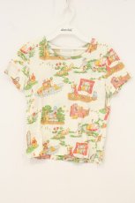 画像1: Jane Marple / WinnieプリントTシャツ M オフシロ O-26-07-06-038-JM-TS-IG-OS (1)