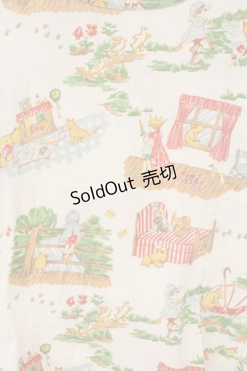 画像2: Jane Marple / WinnieプリントTシャツ M オフシロ O-26-07-06-038-JM-TS-IG-OS (2)