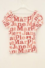 画像3: Jane Marple / リボンロゴTシャツ M シロ×ピンク O-26-07-06-041-JM-TS-IG-OS (3)