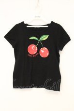 画像1: Jane Marple / チェリーTシャツ M クロ O-26-07-06-045-JM-TS-IG-OS (1)