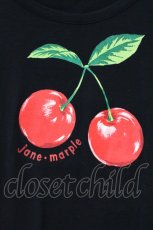 画像2: Jane Marple / チェリーTシャツ M クロ O-26-07-06-045-JM-TS-IG-OS (2)
