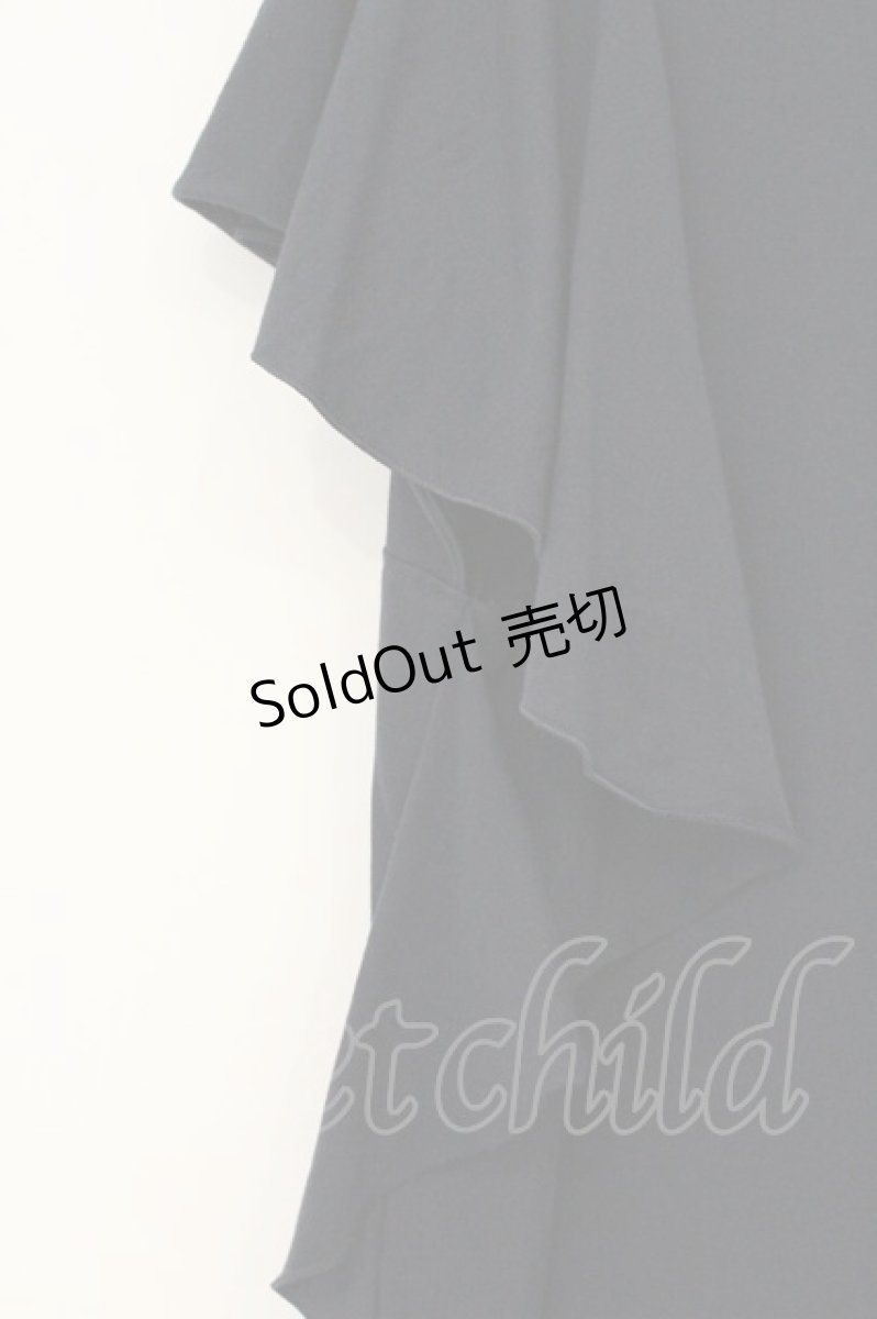 画像2: Jane Marple Dans Le Salon / High Gauge T-cloth Ruffle Sleeve OP　ワンピース M ネイビー O-26-07-06-055-JM-OP-IG-OS (2)