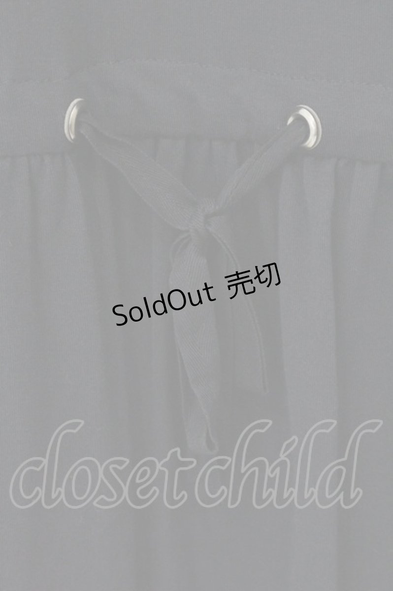 画像3: Jane Marple Dans Le Salon / High Gauge T-cloth Ruffle Sleeve OP　ワンピース M ネイビー O-26-07-06-055-JM-OP-IG-OS (3)