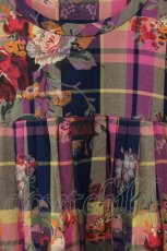 画像2: Jane Marple Dans Le Salon / ローズマドラス タブリエワンピース m パープル O-26-07-06-056-JM-OP-IG-OS (2)