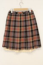 画像4: Jane Marple / オリジナルタータンチェックのシリーズスカート M ベージュ O-26-07-06-070-JM-SK-IG-ZT332 (4)