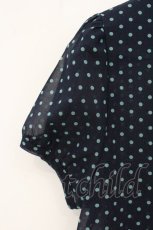 画像3: Jane Marple / ドットフリルブラウス M ネイビー O-26-07-06-073-JM-BL-IG-OS (3)