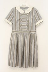 画像1: Jane Marple / スプリングレジメンのワンピース M ブルーグレー O-26-07-06-078-JM-OP-IG-OS (1)