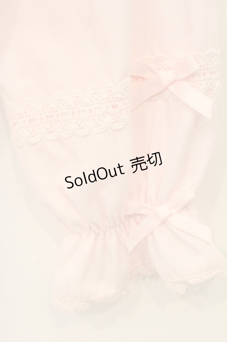 画像3: axes femme kawaii / トーションレース丸襟ブラウス M ピンク O-26-07-06-082-AX-BL-OW-OS (3)