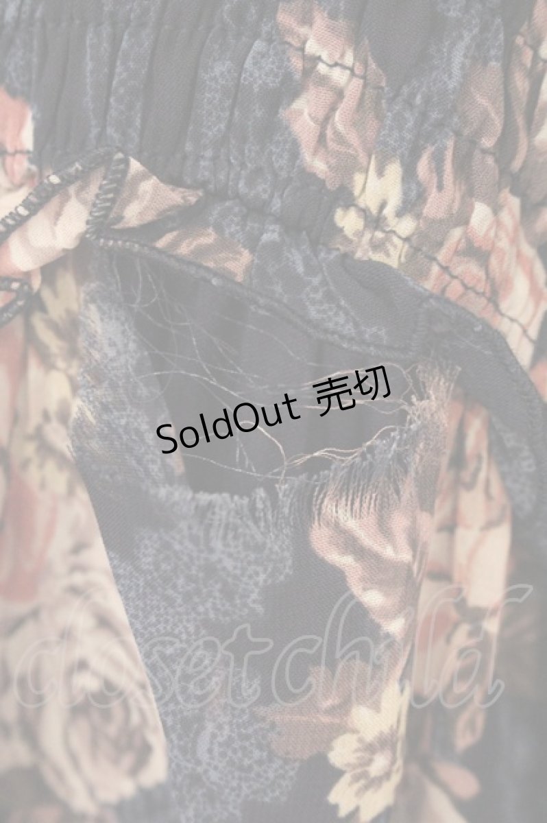 画像5: axes femme / 花柄×レースptチュニック M ネイビー O-26-07-06-009-AX-OP-OW-OS (5)
